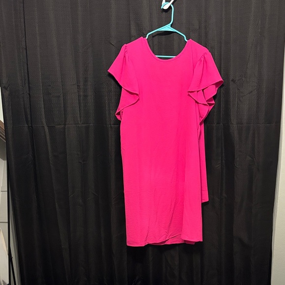 Elegant Pink Mini Dress - Picture 1 of 2